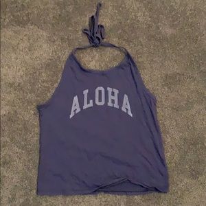 American Eagle halter tank